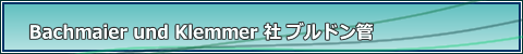 Bachmaier und Klemmer社 C型ブルドン管